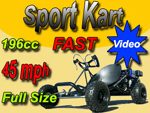 Sport Kart up to 45 mph out of the box